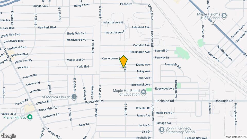 14519 Tokay Ave Map and Location Details