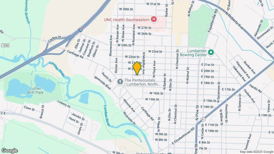 409 W 19th St Mapa y Detalles de la Ubicación