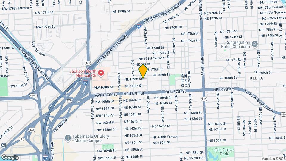 170 NE 169th St Map and Location Details