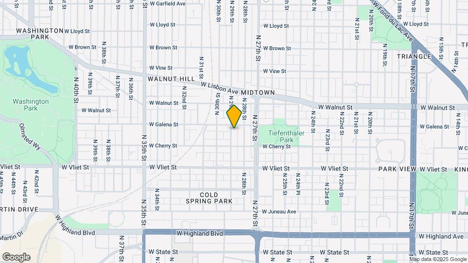 1538 N 29th St-Unit -Lower Map and Location Details