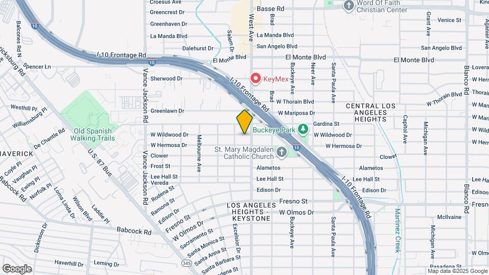 1914 W Wildwood Dr, Unit B Map and Location Details