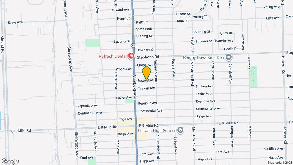 8080 Essex Ave Map and Location Details