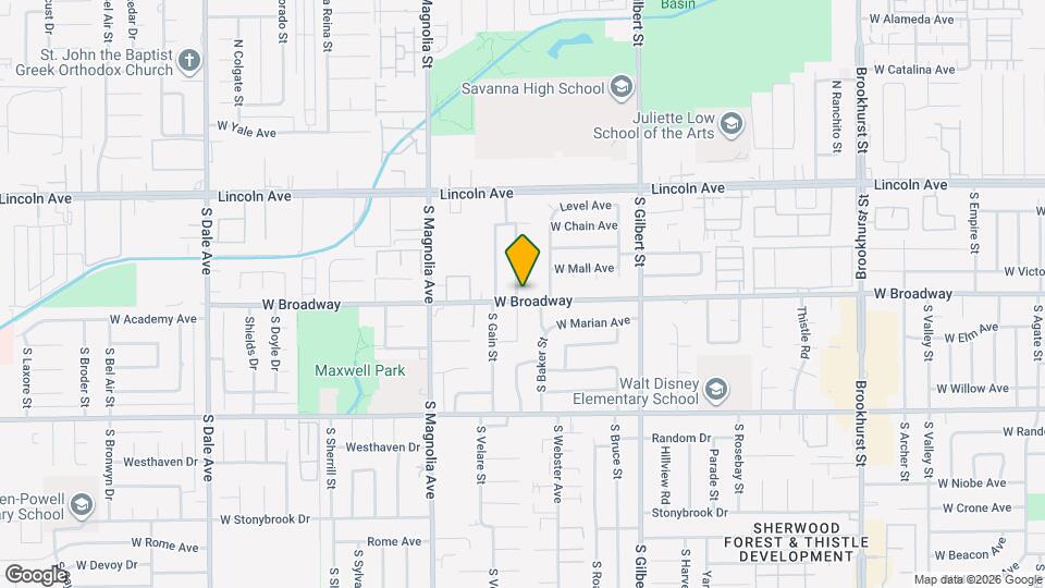 2512 W Fulcrum Pl Map and Location Details