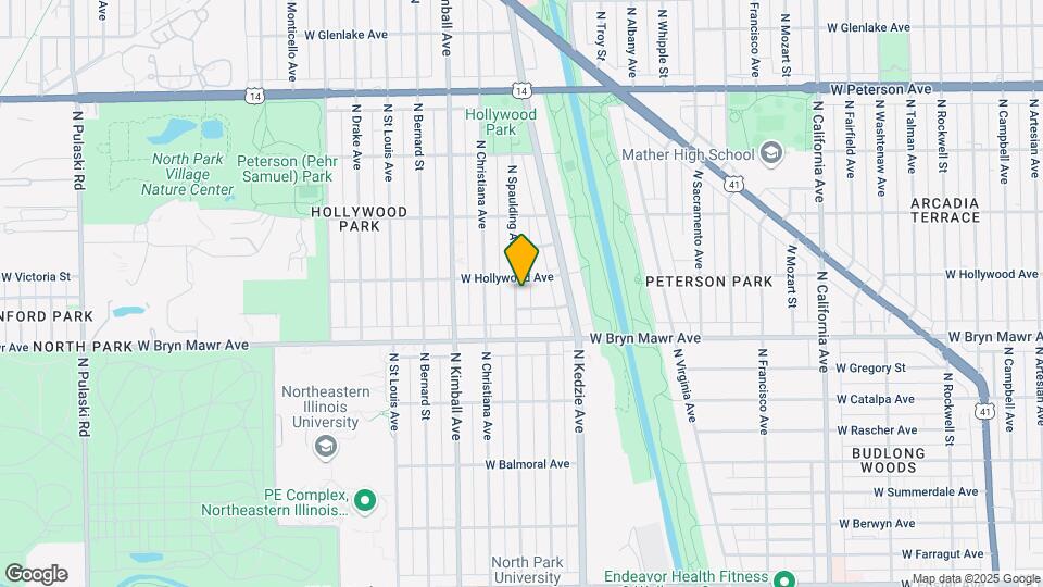 5645 N Spaulding Ave, Unit 1 Map and Location Details