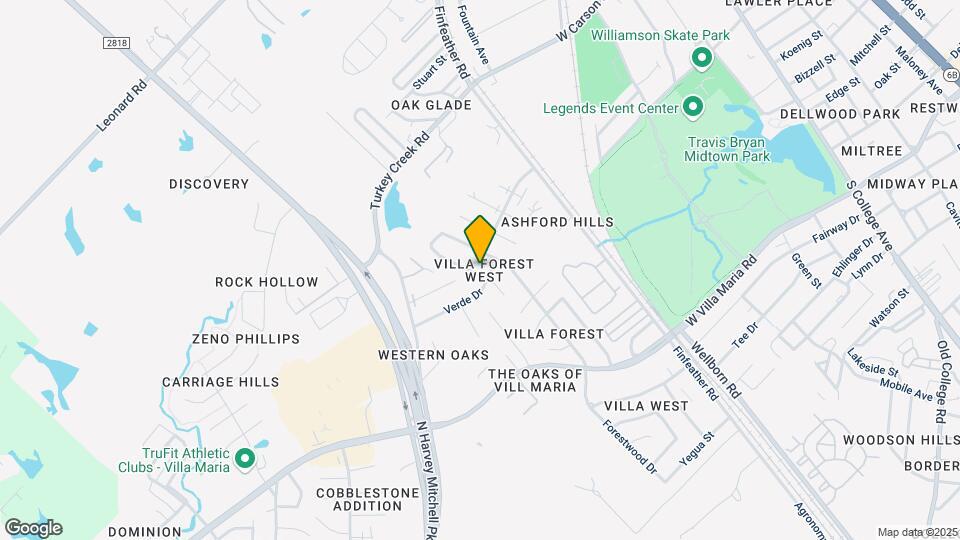 2855 Forest Bend Dr Map and Location Details