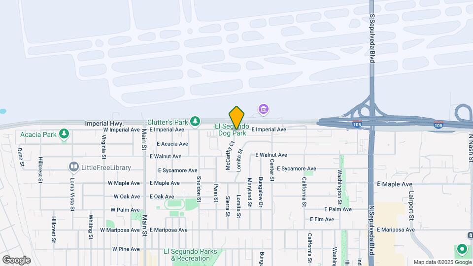 900 E Imperial Ave Mapa y Detalles de la Ubicación