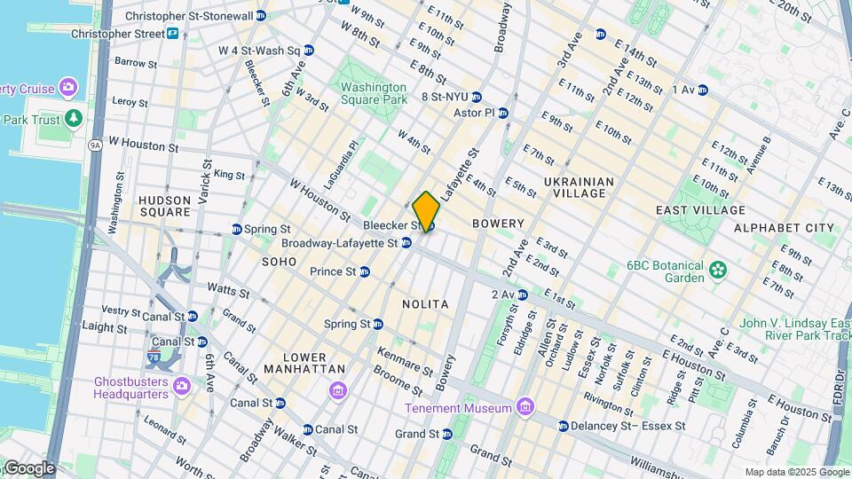 325 Lafayette Mapa y Detalles de la Ubicación