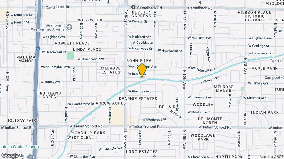 4401 N 18th Ave Map and Location Details