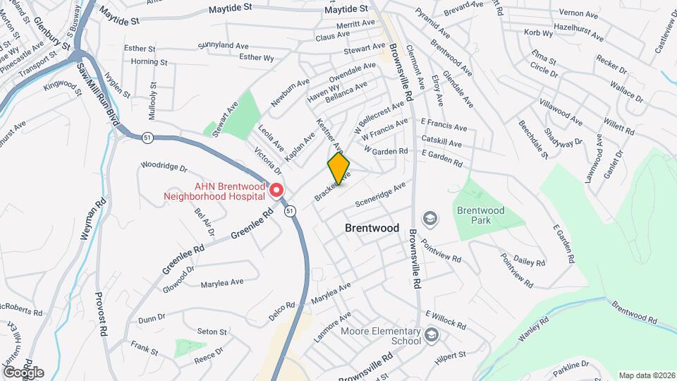 331 Bracken Ave Map and Location Details