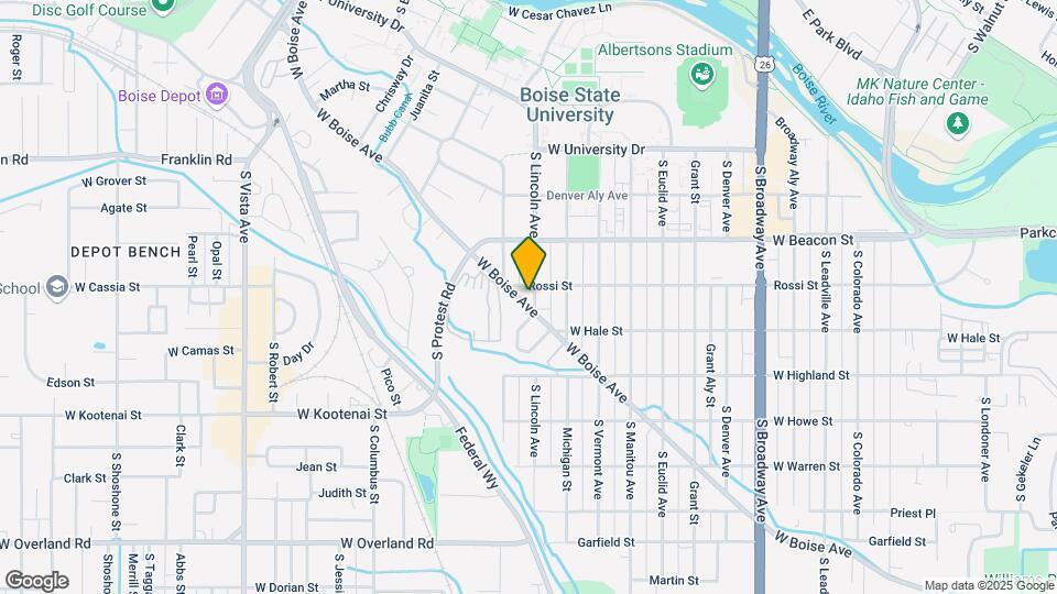 1309 S Lincoln Ave Map and Location Details