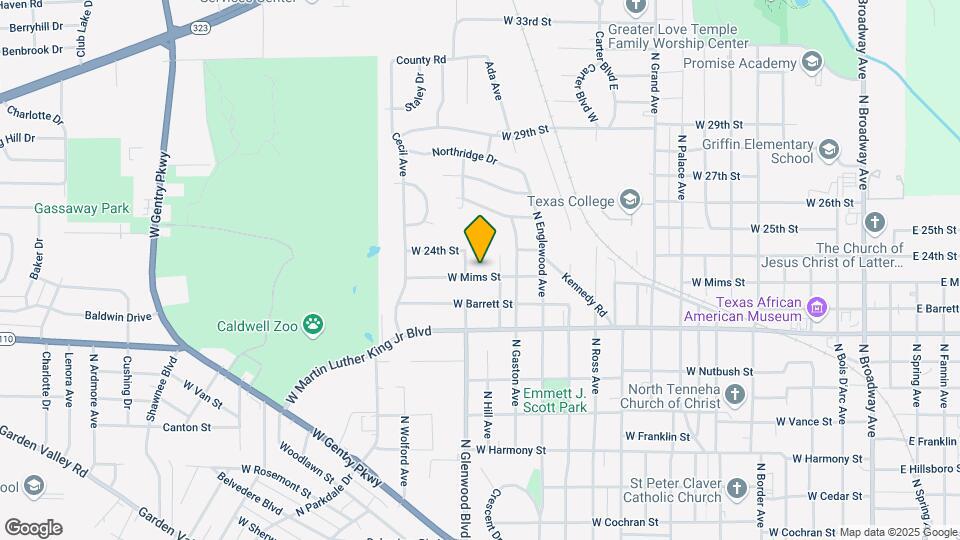 1629 W Mims St Map and Location Details