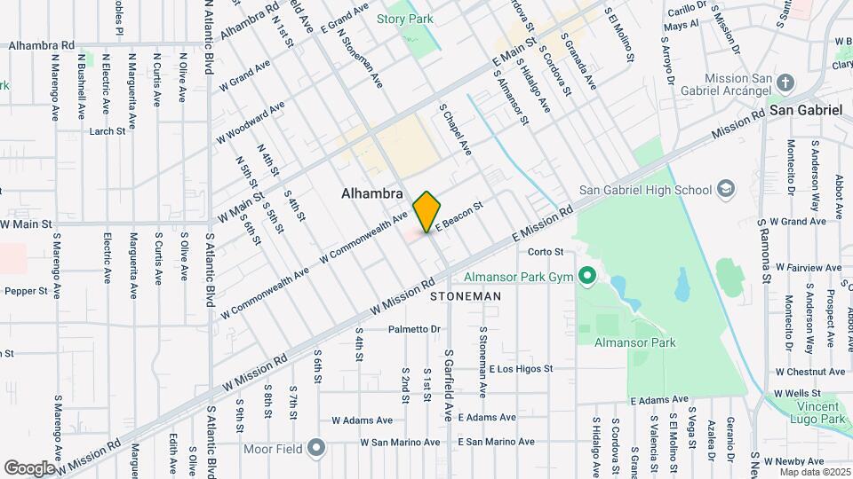 403 S Garfield Ave Map and Location Details