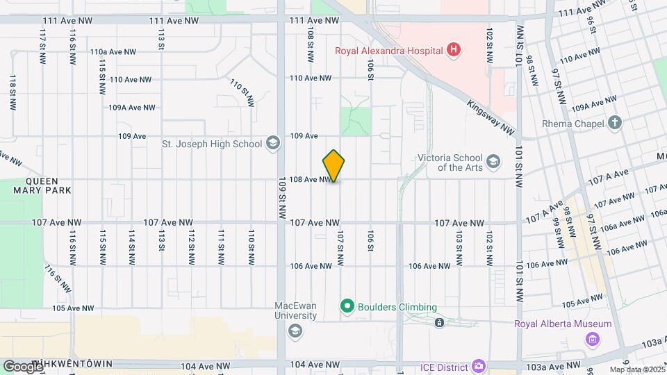 10740 107th St NW Map and Location Details