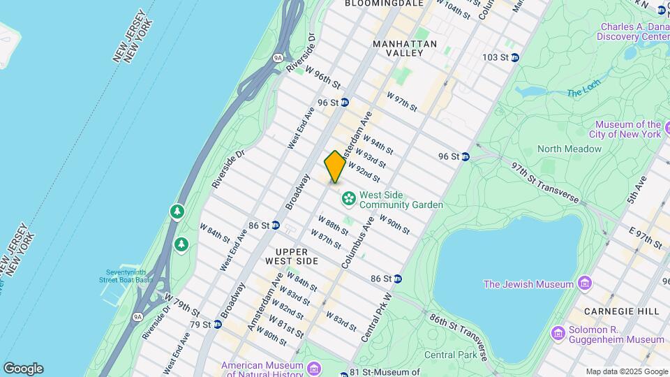 175 W 90th St Map and Location Details