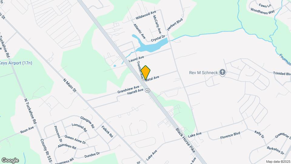 1244 N Black Horse Pike Map and Location Details