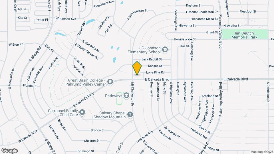 690 E Calvada Blvd Map and Location Details