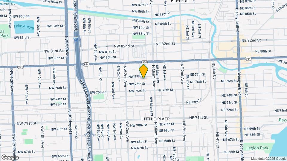 70 NW 77th St Map and Location Details