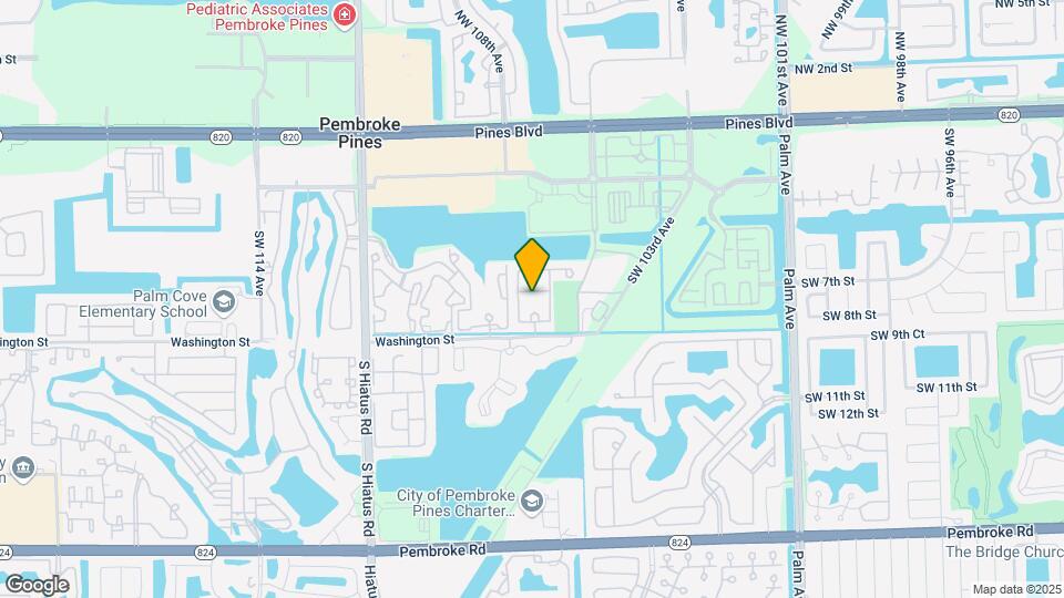 10666 SW 7th St Map and Location Details