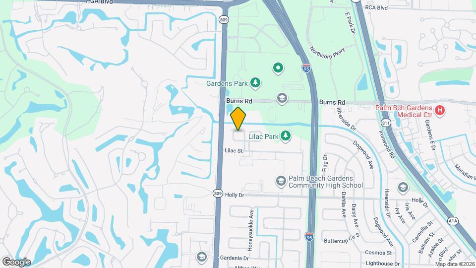 4442 Golfers Dr W Map and Location Details