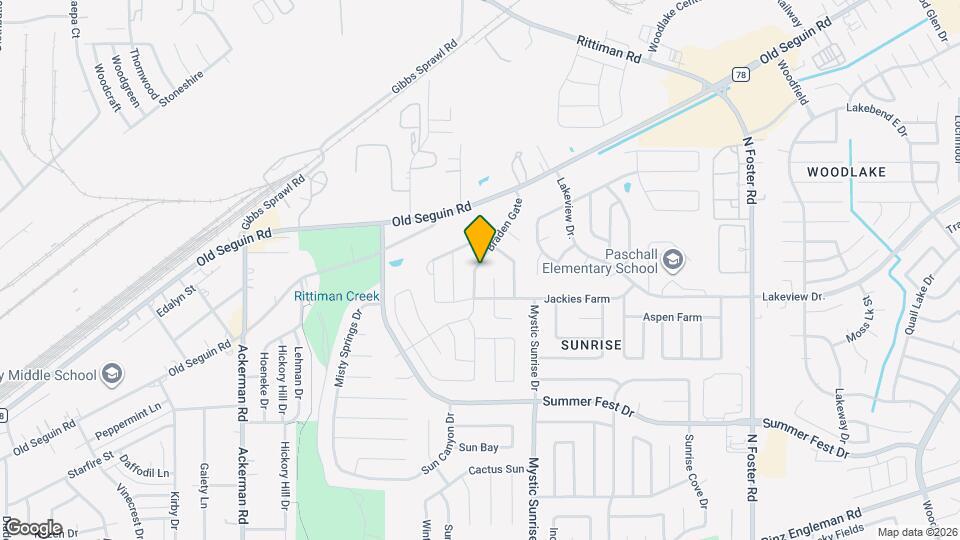 5002 Braden Gate Mapa y Detalles de la Ubicación