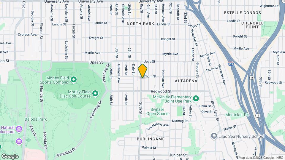 3225-3233 30th St Map and Location Details