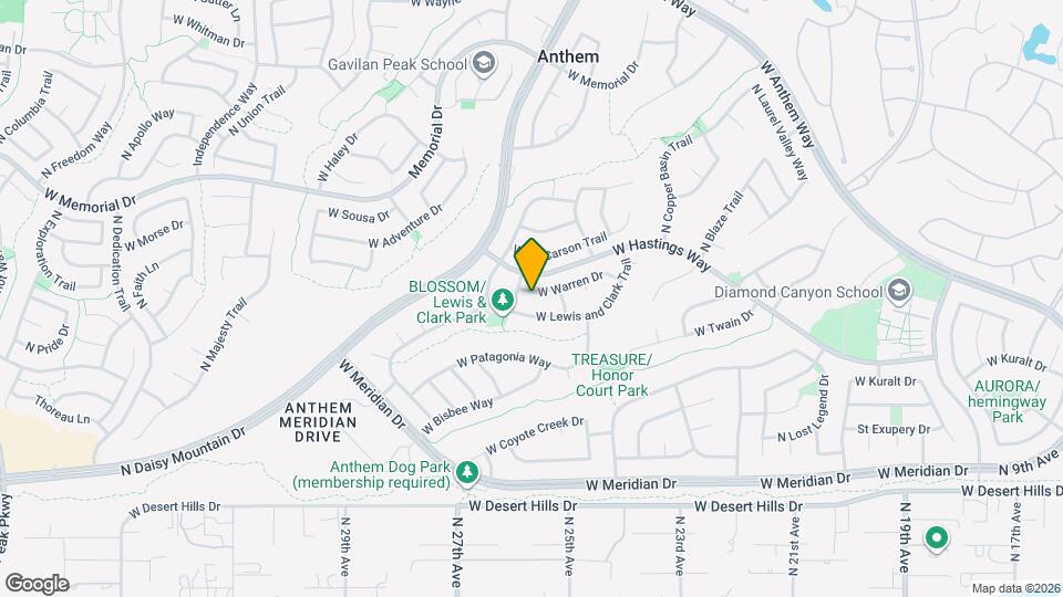 2545 W Warren Dr Map and Location Details