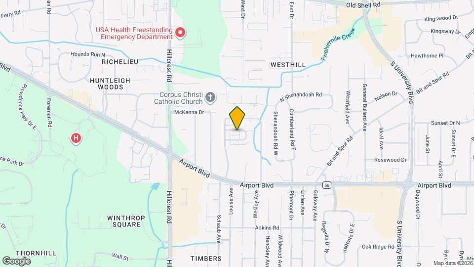 6071 Highland Cir N Map and Location Details