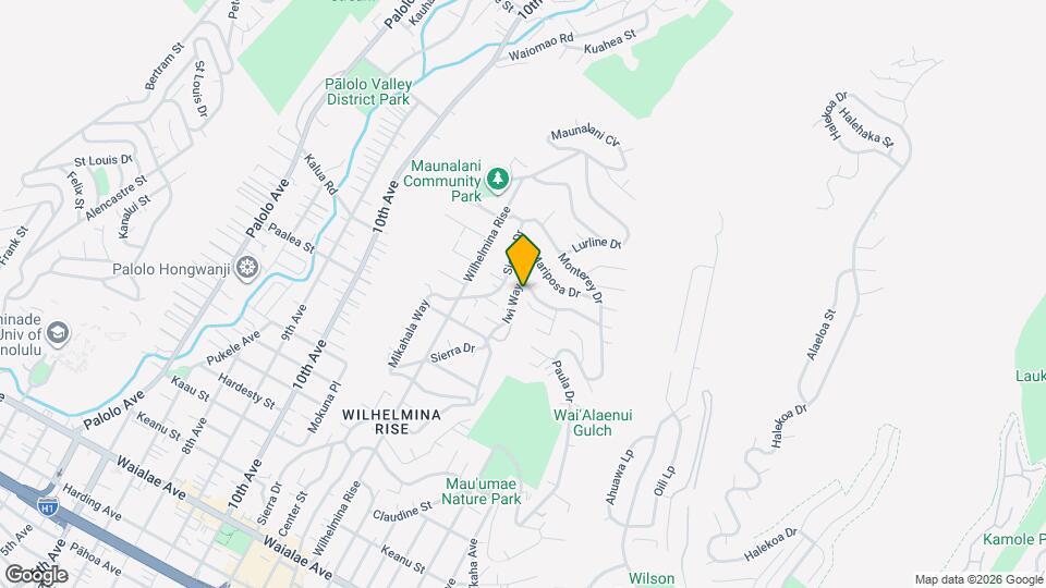 1901 Iwi Way Map and Location Details