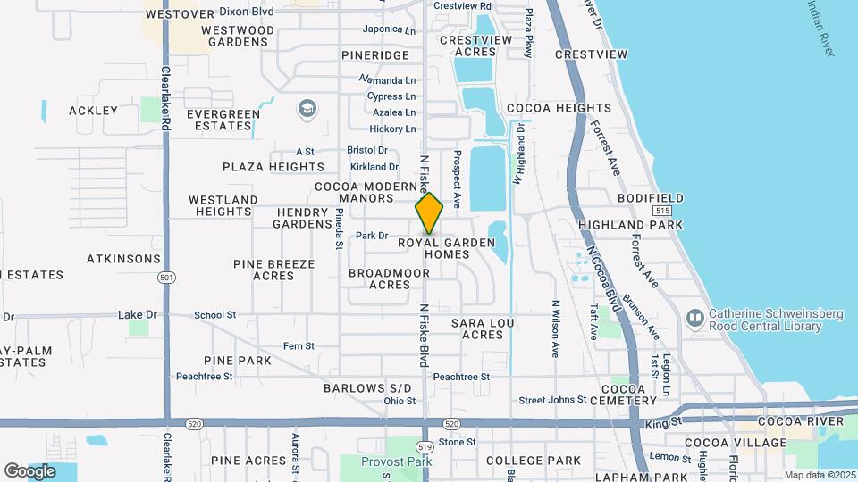 418 N Fiske Blvd Map and Location Details