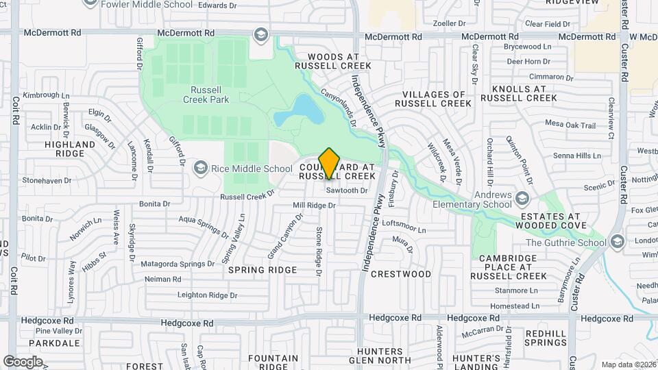 8404 Pipestone Dr Map and Location Details