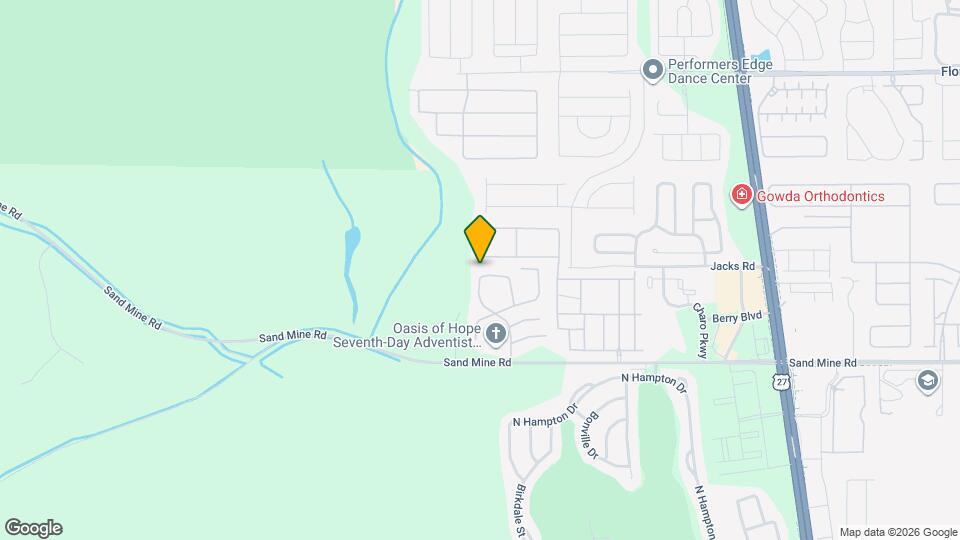 609 Caribbean Dr Map and Location Details