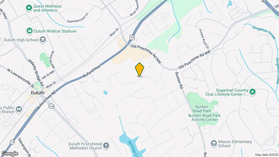 2745 Peachtree Walk Map and Location Details