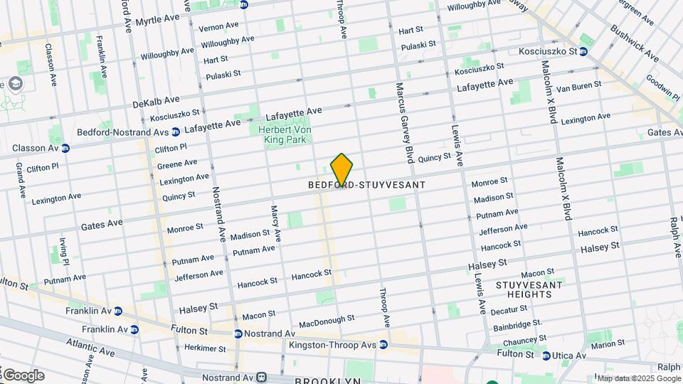 556 GATES AVE Mapa y Detalles de la Ubicación