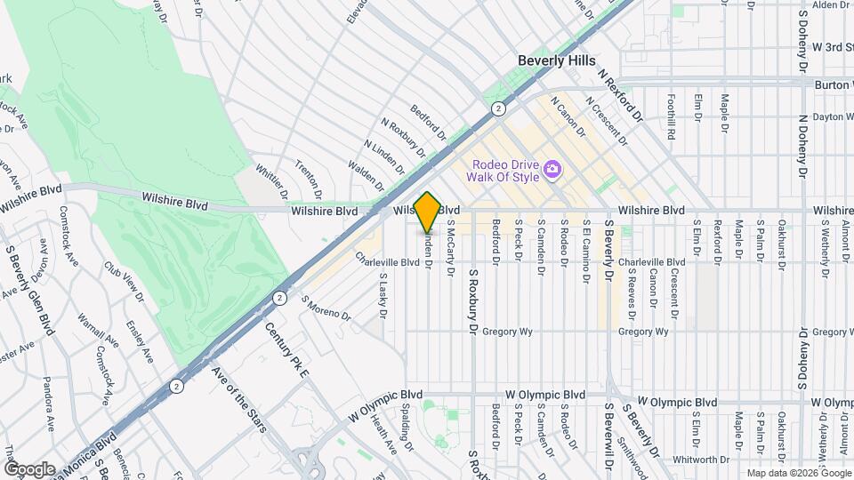 135 S Linden Dr Map and Location Details