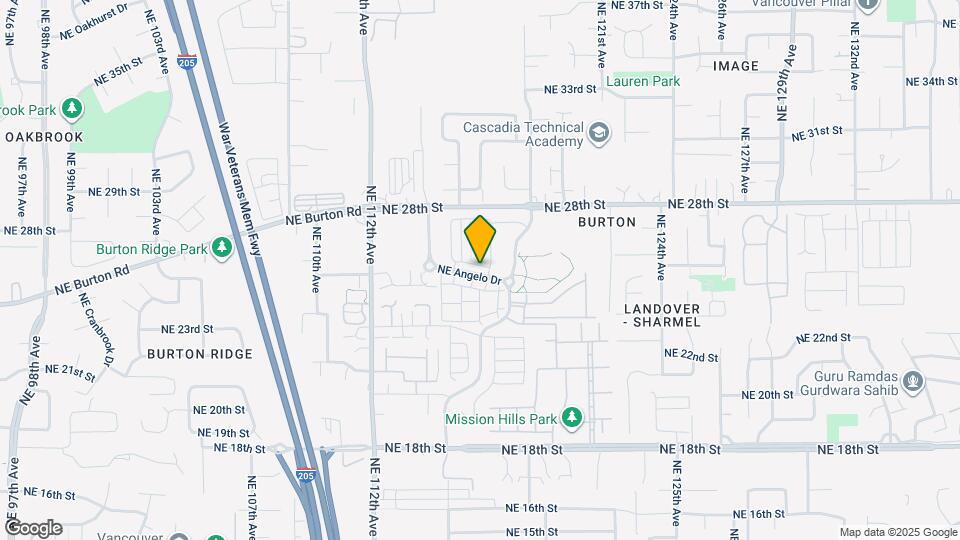 11618 NE Angelo Dr Map and Location Details
