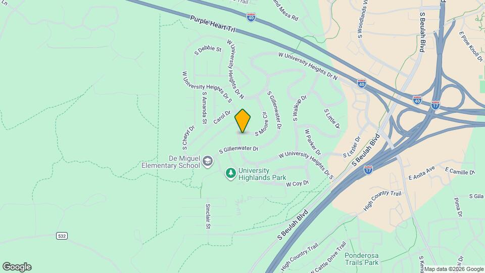 3496 S Moore Cir Map and Location Details