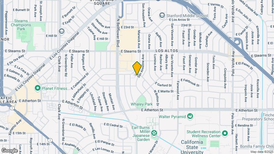 2041 San Anseline Ave Map and Location Details