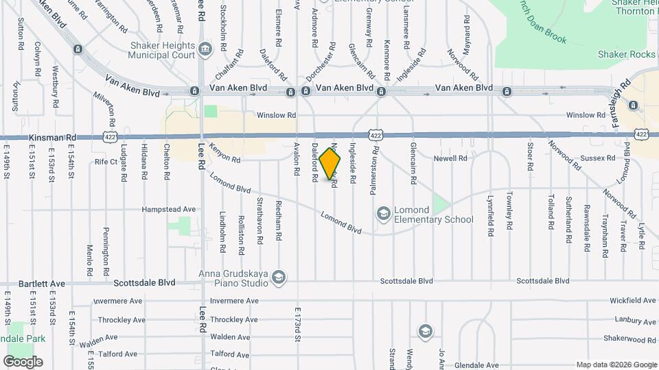 3580 Normandy Rd Map and Location Details