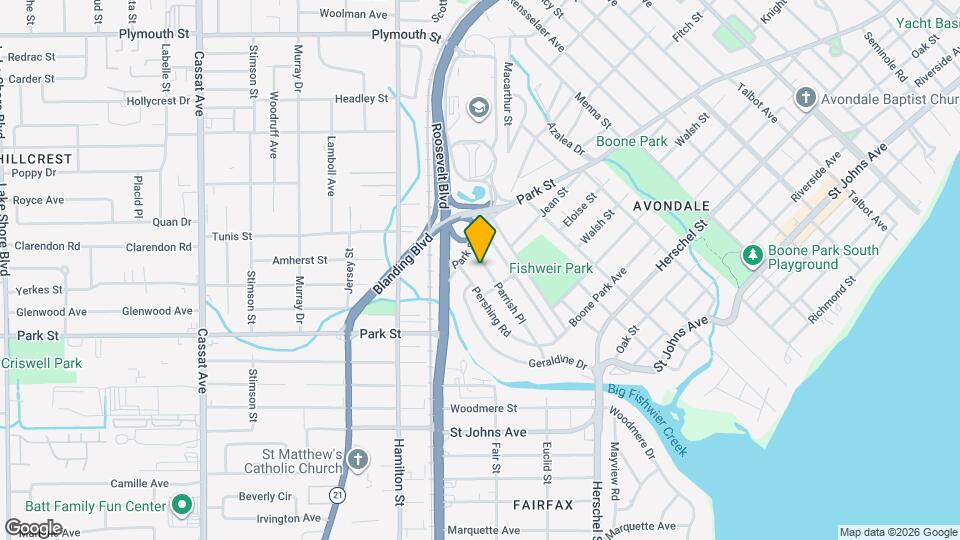 1532 Parrish Pl Map and Location Details