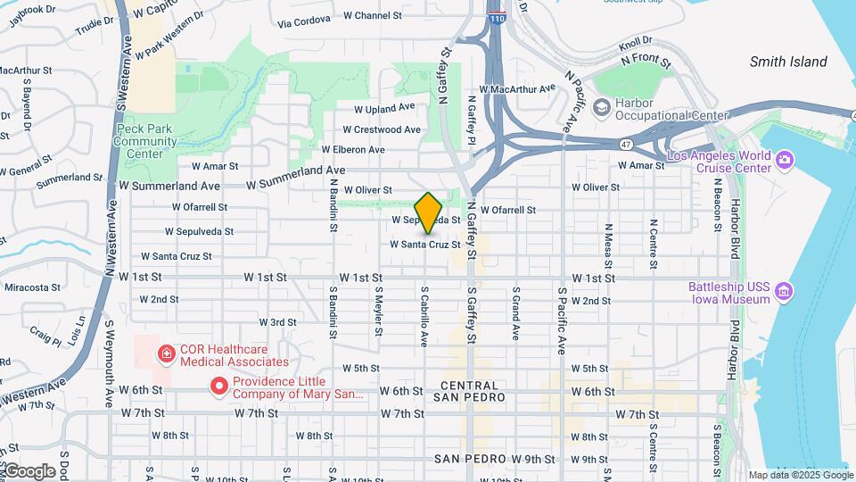 202 N Cabrillo Ave Map and Location Details