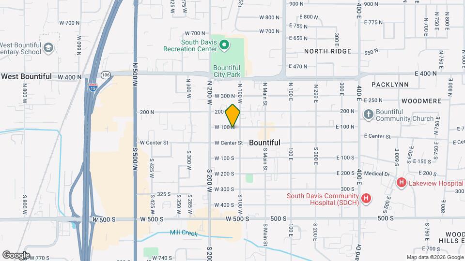 121 W 100 N Map and Location Details