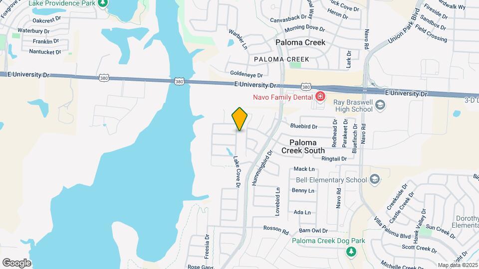 401 Lake Cove Dr Map and Location Details