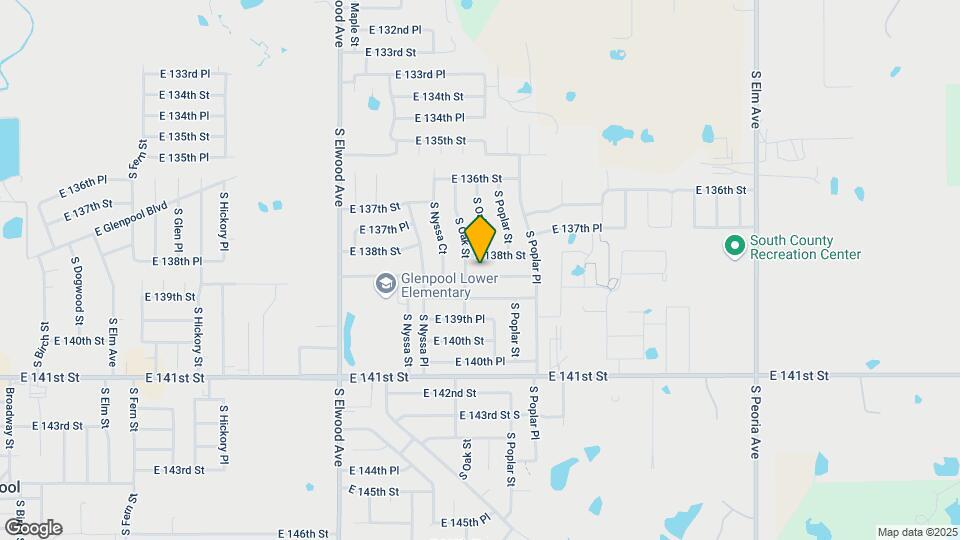 1339 E 138th Pl Map and Location Details