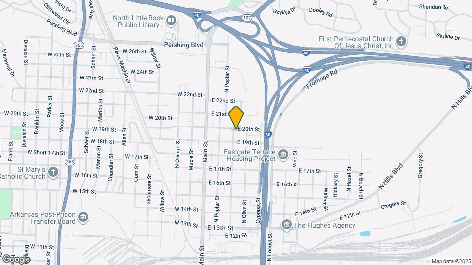 1918 N Magnolia St Map and Location Details