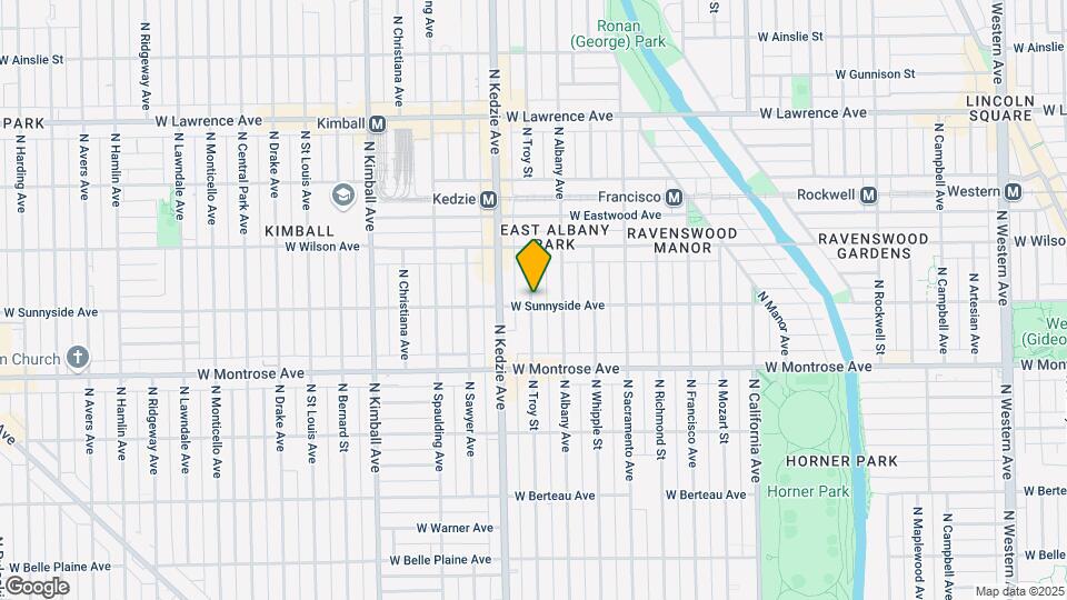 4503 N Troy St Map and Location Details
