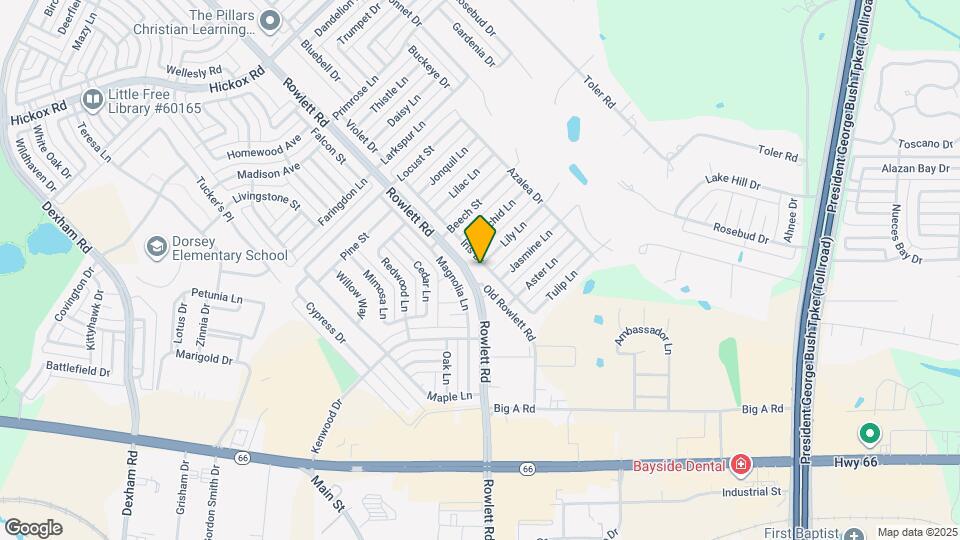 5909 Iris Dr Map and Location Details