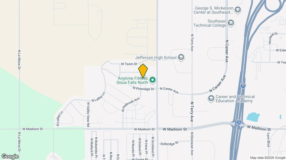 1419 N Conifer Pl Map and Location Details