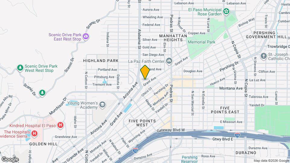 2727 Grant Ave Mapa y Detalles de la Ubicación