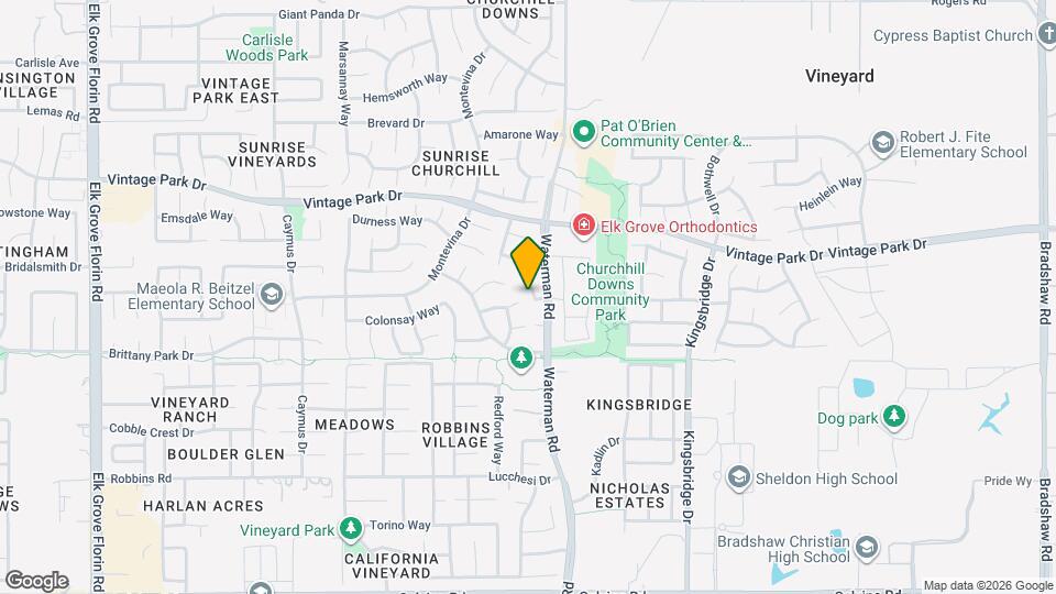 9284 Deddington Way Mapa y Detalles de la Ubicación