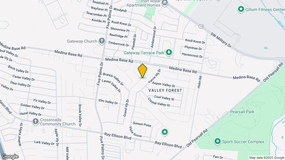 6838 Grand Vly Dr Map and Location Details